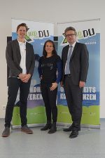 Christoph Kreinbucher (Verein IKS), Daniela Köck (GF beteiligung.st), Landesrat Christopher Drexler