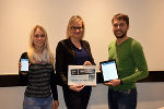 Das Nachtbus-Team mit Stefanie Bammer, Jugendmanagerin Valerie Böckel und Projektleiter Christoph Bammer (v.l.) © Nachtbus Das Nachtbus-Team mit Stefanie Bammer, Jugendmanagerin Valerie Böckel und Projektleiter Christoph Bammer (v.l.)