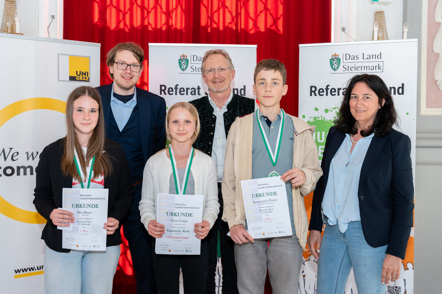 Landesjugendredewettbewerb - Gewinner Klassische Rede, 8. Schulstufe