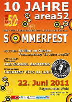 10 Jahres Feier und Sommerfest © Jugendhaus area52