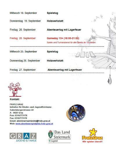 Abenteuerspielplatz Afritschgarten Programm Juni 2013 Teil 2