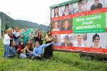 Engagierte Jugendliche der Katholischen Jugend Leoben fragten nach dem Glück.