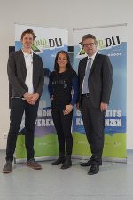 Christoph Kreinbucher (Verein IKS), Daniela Köck (GF beteiligung.st), Landesrat Christopher Drexler © beteiligung.st & LOGO