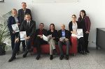 Jugendmanagerin Valerie Böckel, Pflichtschulinspektor Claus Kastner, FH-Prof. Martin Tschandl, Pflichtschulinspektor Ferdinand Paller, Pflichtschulinspektorin Elisabeth Schwendenwein, Regionalmanager Jochen Werderitsch, FH-Mitarbeiterin Sabrina Sorko und Projektverantwortliche Lisa Neumann vom Regionalmanagement © FH Kapfenberg Jugendmanagerin Valerie Böckel, Pflichtschulinspektor Claus Kastner, FH-Prof. Martin Tschandl, Pflichtschulinspektor Ferdinand Paller, Pflichtschulinspektorin Elisabeth Schwendenwein, Regionalmanager Jochen Werderitsch, FH-Mitarbeiterin Sabrina Sorko und Projektverantwortliche Lisa Neumann vom Regionalmanagement