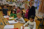 Viele Kinder arbeiten beim Kinderstadtführer mit.