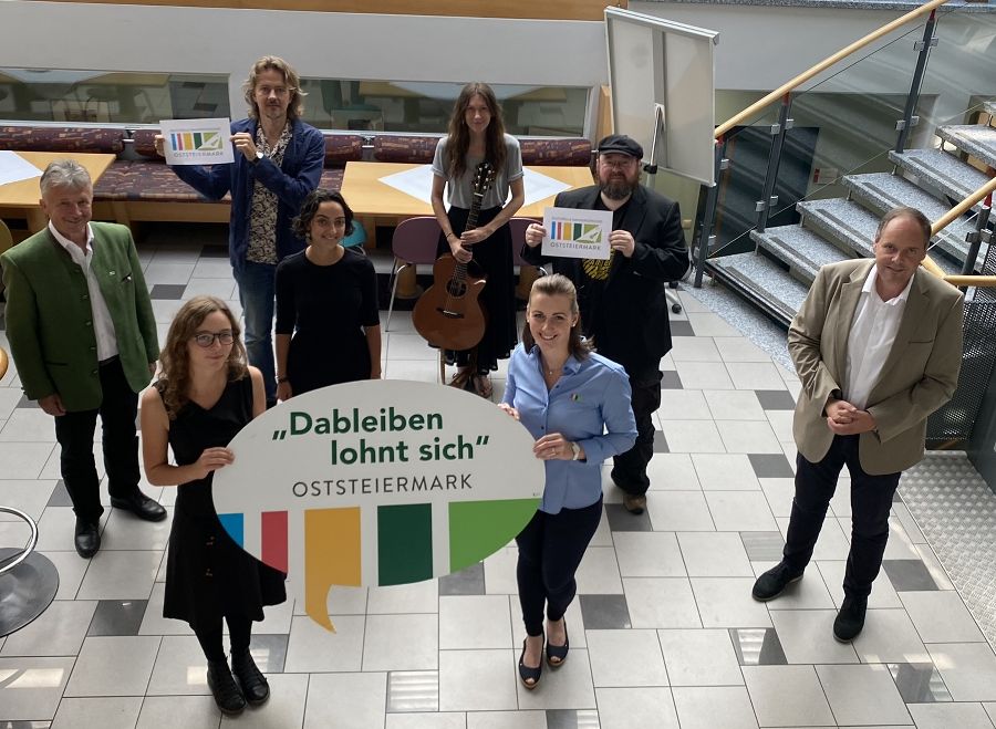 Gruppenfoto - kulturelle Nahversorgung Oststeiermark