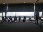 Diskussionsrunde am Flughafen Graz